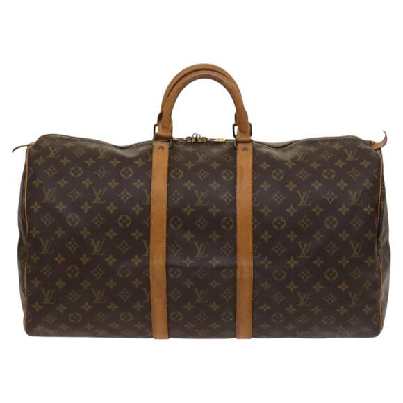 LOUIS VUITTON Monogram Keepall 55 Boston Bag M41424 - Picture 13 of 16